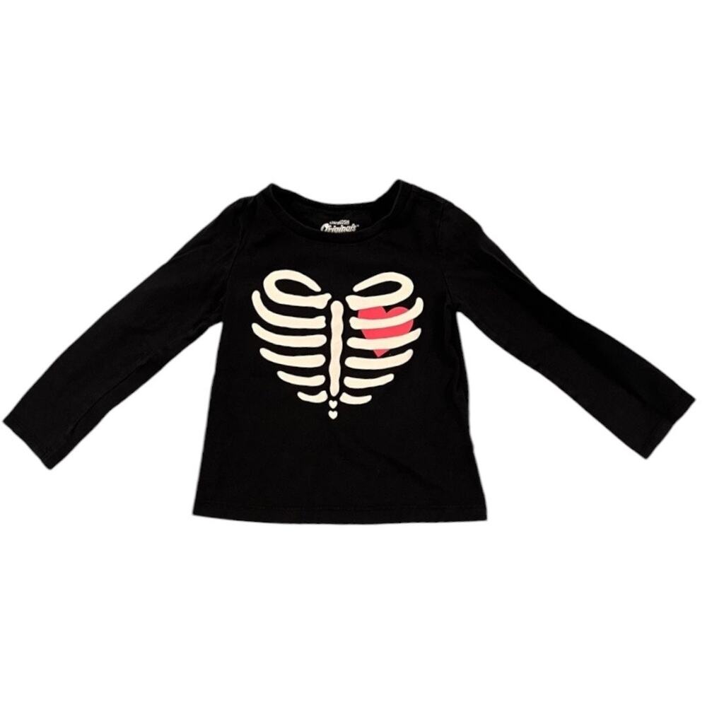 OshKosh Girls Size 3T Skeleton Shirt
